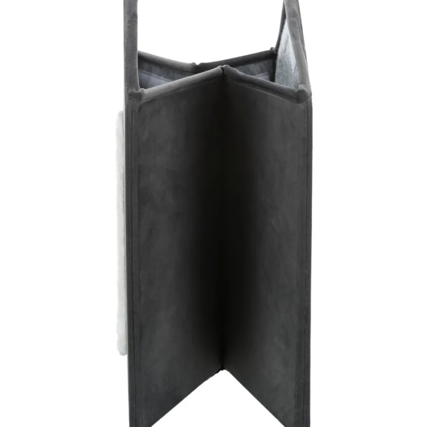 TRIXIE Höhle Livia, dunkelgrau/weiß | 38 x 41 x 44 cm