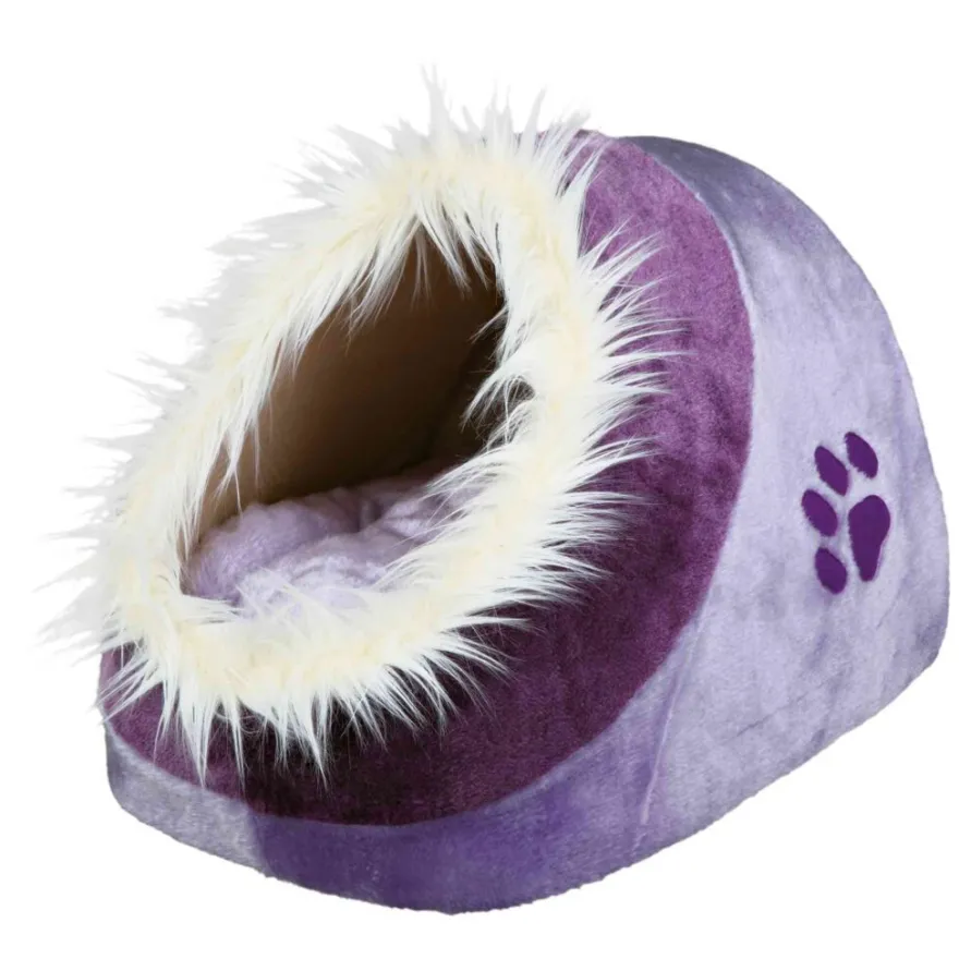 TRIXIE Höhle Minou, dunkelgrau/hellgrau | 35 × 26 × 41 cm