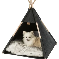 TRIXIE Höhle Tipi, Filz, anthrazit | 55 x 65 x 55 cm