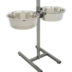 TRIXIE Hundebar, Metall/Edelstahl | 2 × 4,5 l/ø 29 cm