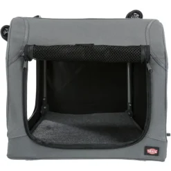 TRIXIE Hundebox Easy, grau | XS–S: 50 x 33 x 36 cm