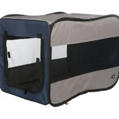 TRIXIE Hundebox Twister, blau/grau | S: 45 x 45 x 64 cm