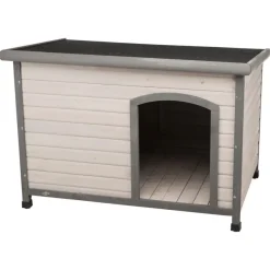 TRIXIE Hundehütte Classic, grau | 116 × 82 × 79 cm