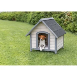TRIXIE Hundehütte Cottage, grau | 71 × 77 × 76 cm