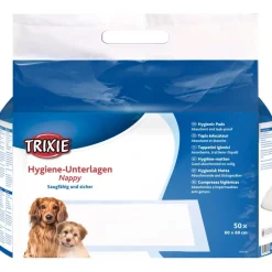 TRIXIE Hygiene-Unterlage Nappy, 50 Stück | 60 x 60 cm