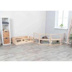 TRIXIE Indoor Freilaufgehege, Meerschweinchen, 4 Elemente | 4 Elemente je 60 x 30 cm