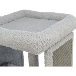 TRIXIE Junior Kratzbaum Carlita, grau/flieder | 63 cm