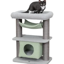 TRIXIE Junior Kratzbaum Lunito, grau/mint | 71 cm