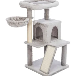 TRIXIE Junior Kratzbaum Pepito, grau | 98 cm