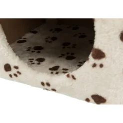 TRIXIE Junior Kratzbaum Zamora, beige mit Pfoten | 60 cm