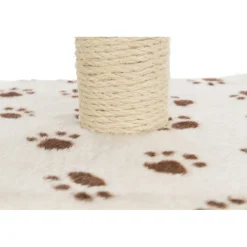 TRIXIE Junior Kratzbaum Zamora, beige mit Pfoten | 60 cm