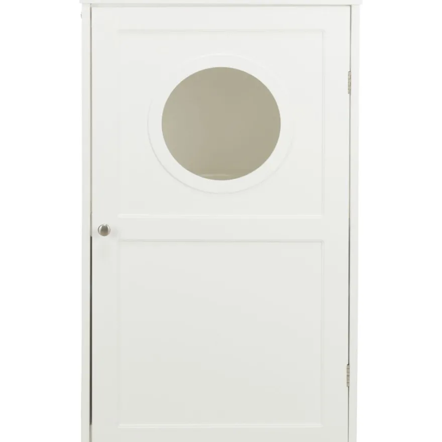 TRIXIE Katzenhaus für Katzentoilette XL, 2 Etagen, MDF, weiß | 53 x 90 x 58 cm
