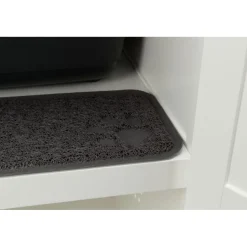 TRIXIE Katzenhaus für Katzentoilette XL, 2 Etagen, MDF, weiß | 53 x 90 x 58 cm