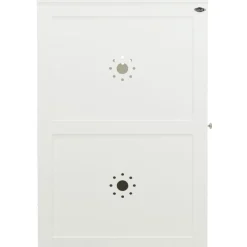 TRIXIE Katzenhaus für Katzentoilette XL, 2 Etagen, MDF, weiß | 53 x 90 x 58 cm