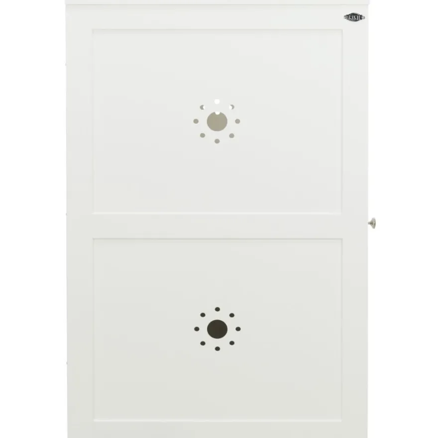 TRIXIE Katzenhaus für Katzentoilette XL, 2 Etagen, MDF, weiß | 53 x 90 x 58 cm