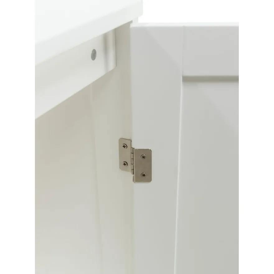 TRIXIE Katzenhaus für Katzentoilette XL, 2 Etagen, MDF, weiß | 53 x 90 x 58 cm