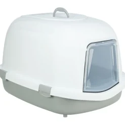 TRIXIE Katzentoilette Primo XXL Top, grau/weiß | 56 × 47 × 71 cm