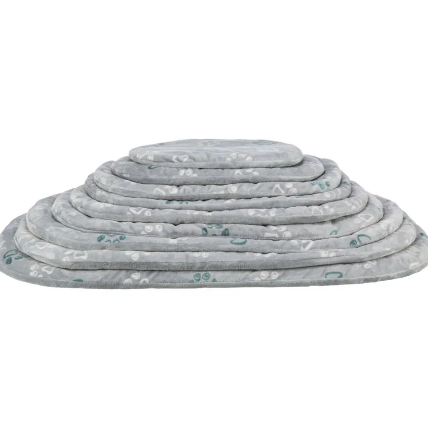 TRIXIE Kissen Jimmy Soft, oval, hellgrau | 86 × 56 cm