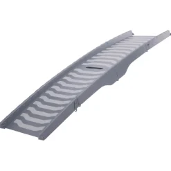 TRIXIE Klapp-Rampe, 3-fach klappbar, Kunststoff/TPR, grau | 39 x 150 cm