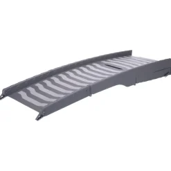TRIXIE Klapp-Rampe, 3-fach klappbar, Kunststoff/TPR, grau | 39 x 150 cm