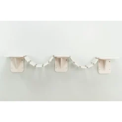 TRIXIE Kletterleiter zur Wandmontage, weiß | 150 x 30 cm