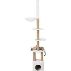 TRIXIE Kratzbaum Aurelio, deckenhoch, weiß | 236–250 cm