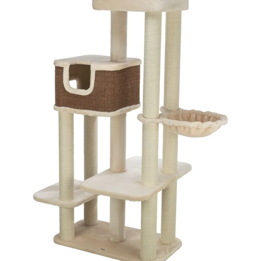 TRIXIE Kratzbaum Bertholo, creme/dunkelbraun | 165 cm