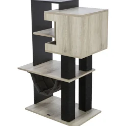 TRIXIE Kratzbaum CityStyle, grau/schwarz | 98 cm