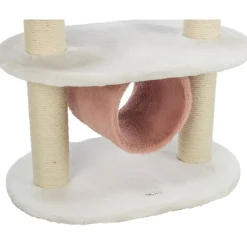 TRIXIE Kratzbaum Isabella, weiß/altrosa | 70 cm