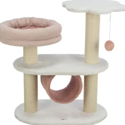 TRIXIE Kratzbaum Isabella, weiß/altrosa | 70 cm