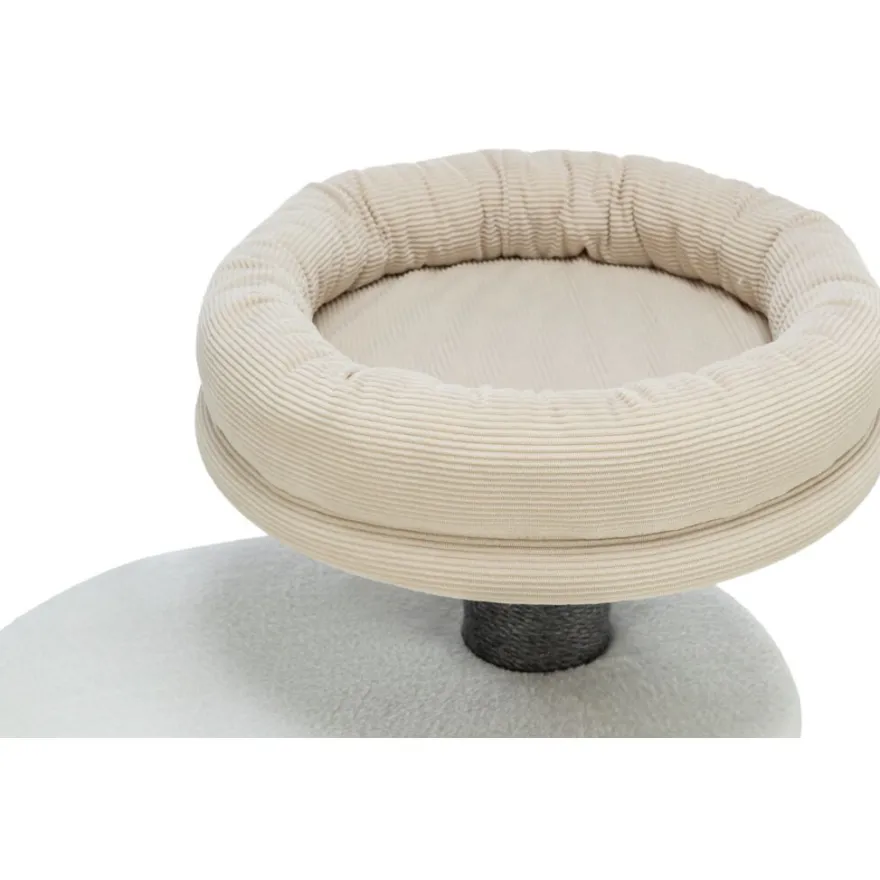 TRIXIE Kratzbaum Marco, weiß/beige/grau | 85 cm