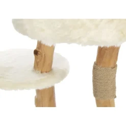 TRIXIE Kratzbaum Santo, Echt-Holz, creme | 73 cm