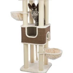 TRIXIE Kratzbaum XXL Humberto, creme/dunkelbraun | 174 cm