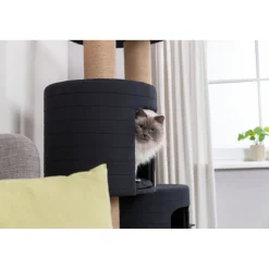 TRIXIE Kratzbaum XXL Teites, schwarz | 148 cm