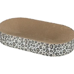 TRIXIE Kratzbett Leo, creme | 63 × 10 × 35 cm