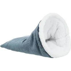 TRIXIE Kuschelsack Paul, blau/weiß | ø 40 x 60 cm