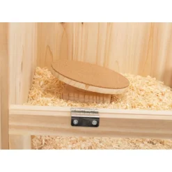TRIXIE Laufteller, Degus/große Hamster, Holz/Kork | ø 30 cm