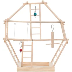 TRIXIE Leiterspielplatz, Holz | 44 x 44 x 16 cm