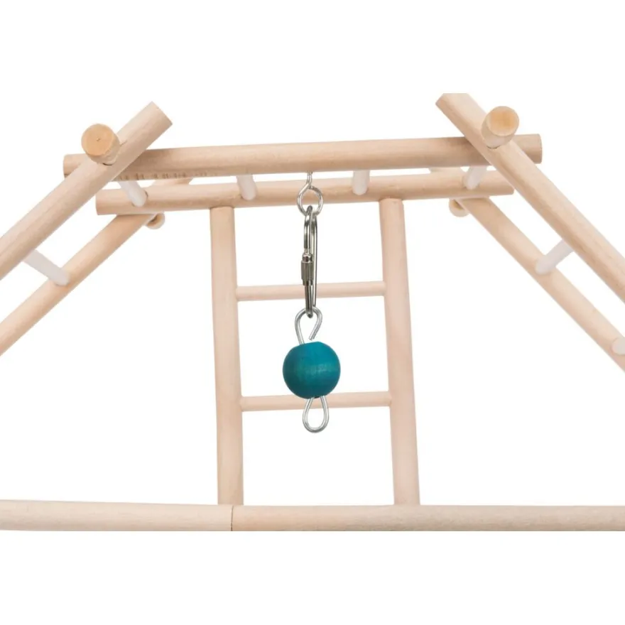TRIXIE Leiterspielplatz, Holz | 44 x 44 x 16 cm