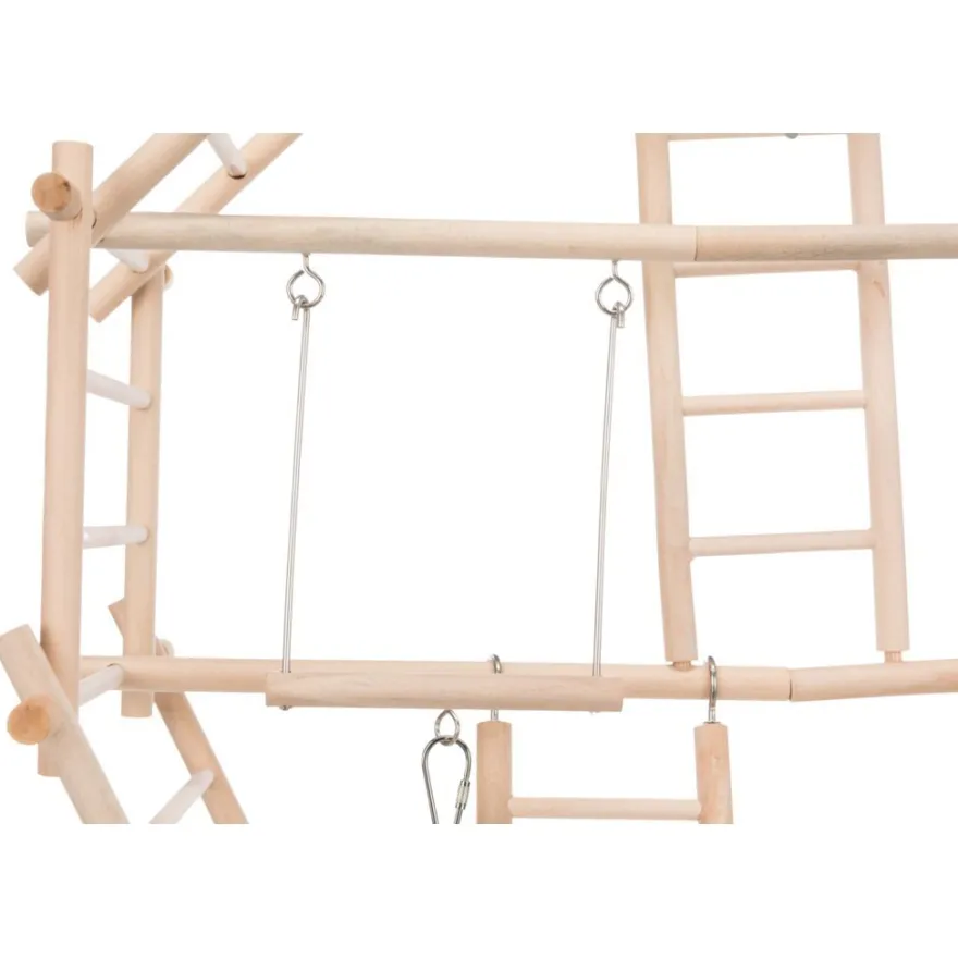 TRIXIE Leiterspielplatz, Holz | 44 x 44 x 16 cm