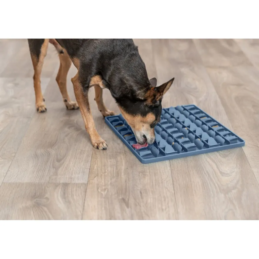 TRIXIE Lick’n'Snack Matte, dunkelblau | 30 cm