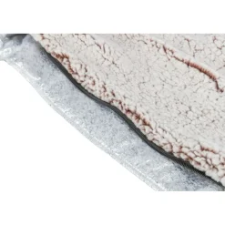 TRIXIE Liegematte Calida mit wärmereflektierender Einlage, eckig, weiß-braun | 80 x 55 cm