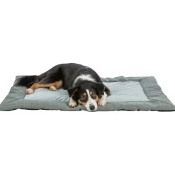 TRIXIE Liegematte Viviana, eckig, blau-grau | 95 x 65 cm