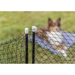 TRIXIE Mobiler Hundezaun,schwarz, 15m
