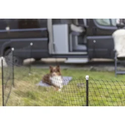 TRIXIE Mobiler Hundezaun,schwarz, 15m