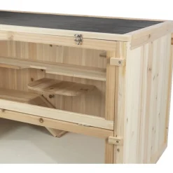 TRIXIE Nagerheim, Mäuse/große Hamster, Holz | 115 x 60 x 60 cm