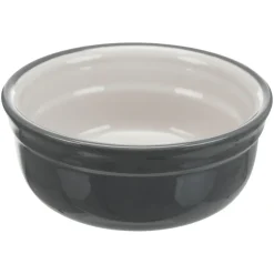 TRIXIE Napf-Set, Keramik/Metall, petrol/hellpetrol/grau/hellgrau | 2 × 0,6 l