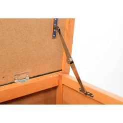 TRIXIE natura Meerschweinchenstall mit Freilaufgehege, braun | 104 x 97 x 52 cm