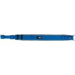 TRIXIE Premium Halsband, extra breit, royalblau/grafit | L–XL: 53-62 cm/50 mm