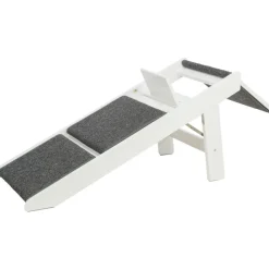 TRIXIE Rampe, ausklappbare Stufen, MDF,weiß | 44 x 46 x 106 cm